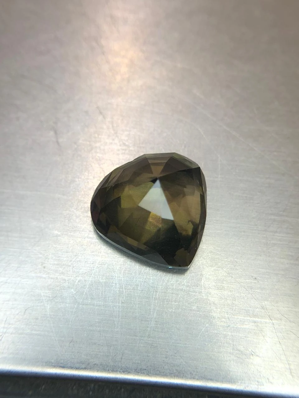 Natural Untreated Tanzanite  6.3 carats in Heart Shape from Tanzania — view 9